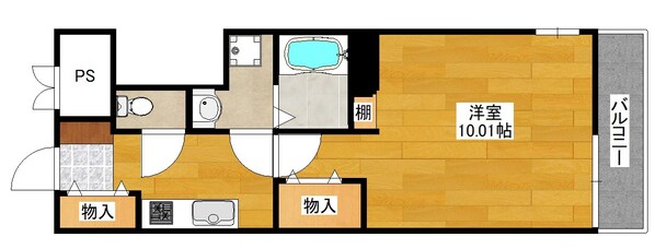 プルメリア江坂の物件間取画像